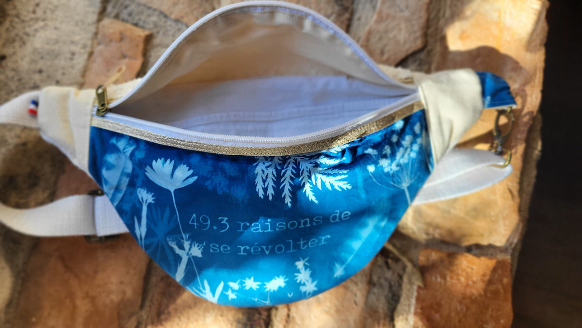 Sac banane 🔥"49.3"🔥 half cyanotype