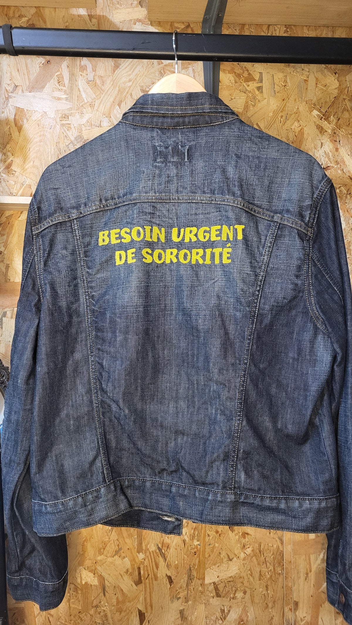 Veste en jean Sororité 🤗