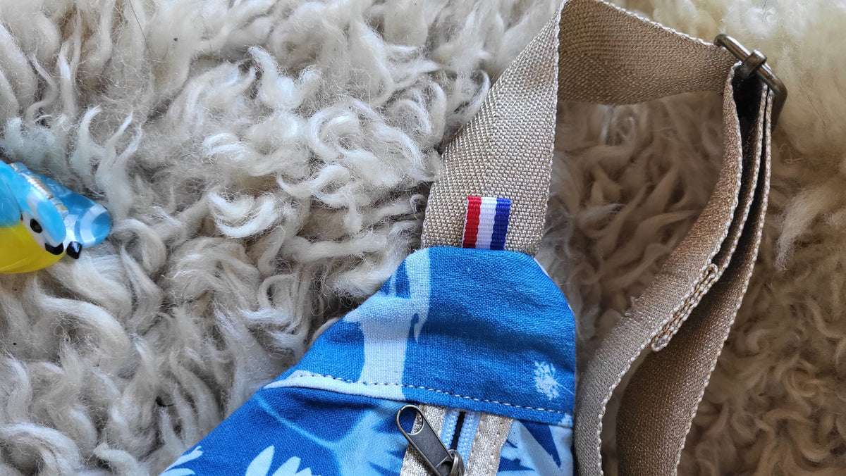 Sac banane 🧙‍♀️"Sorcière"🧙‍♀️ full cyanotype 💙
