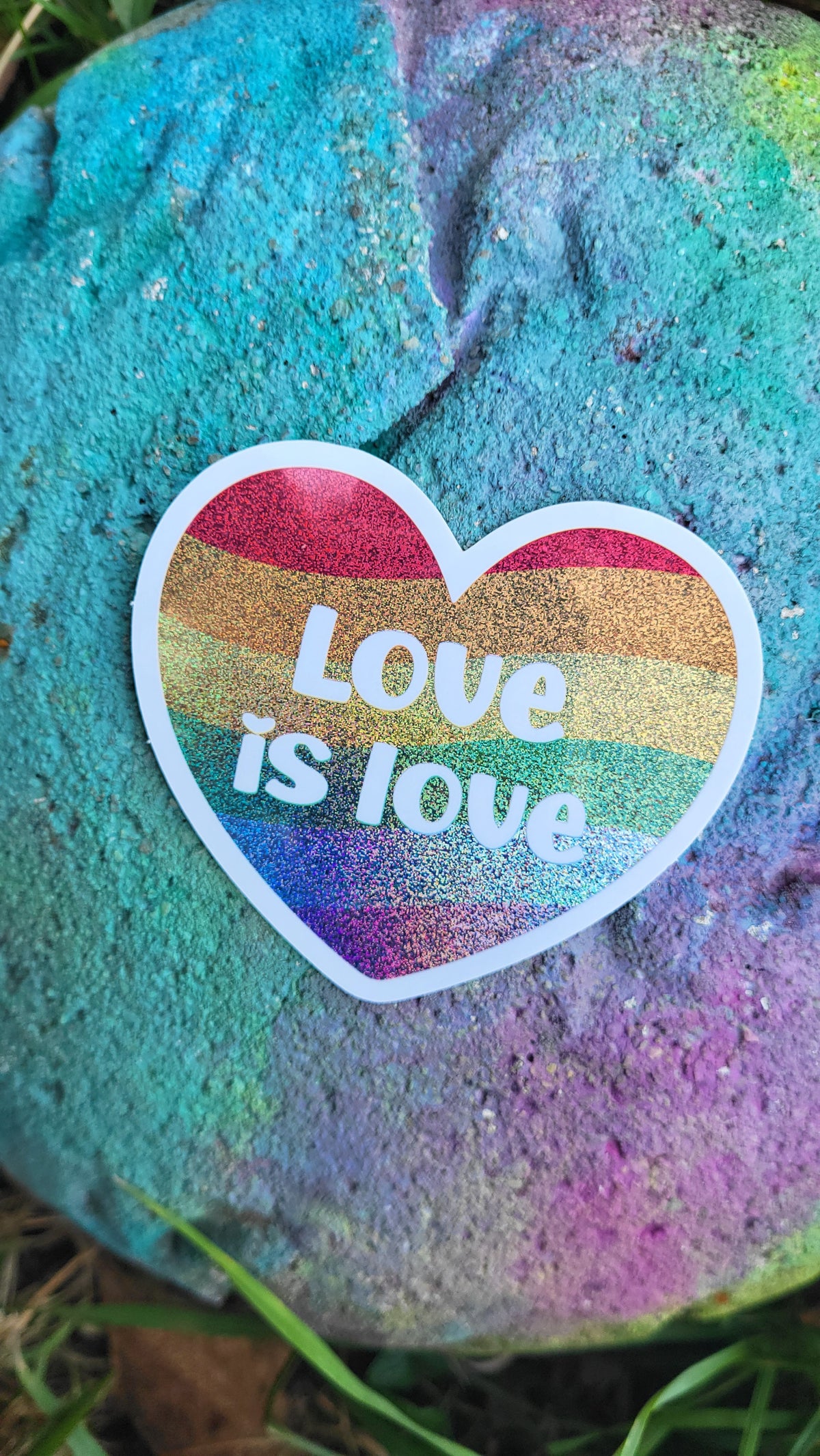 Sticker love is love🧡💛💚💙💜❤️