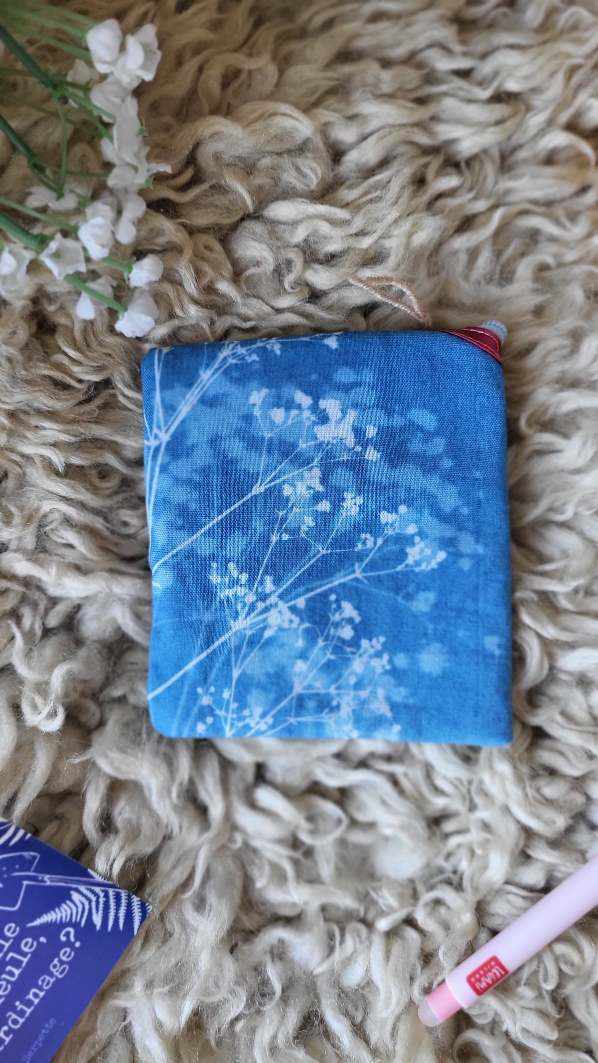 Porte-sous 🧙‍♀️"Sorcières"🧹 cyanotypé 💙