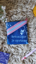 Porte-sous 🌱"Botanique le système"🌱 cyanotypé 💙