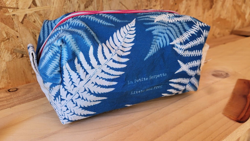 Trousse dodue "49.3" cyanotypée 💙