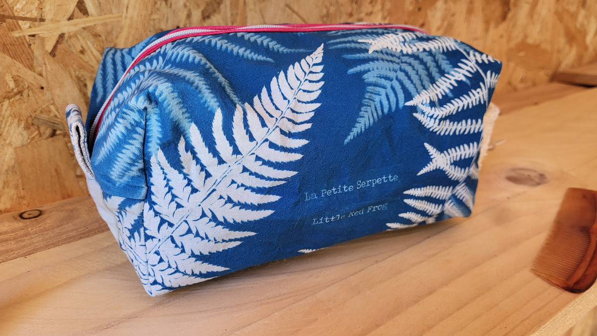 Trousse dodue "49.3" cyanotypée 💙